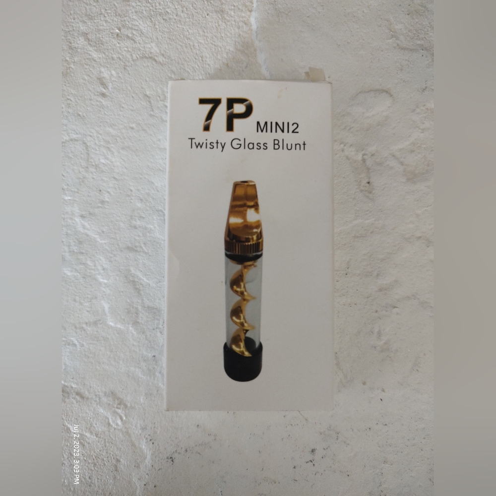 Twisty Glass Blunt - Gold